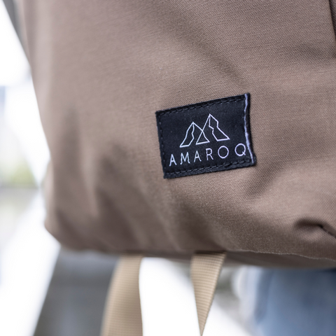 Retró hátizsák rolltop záródással