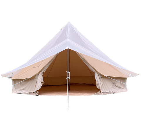 Regntrekk for glampingteltet